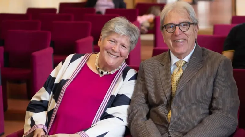 Alba e il marito Mario Puccini - © www.giornaledibrescia.it