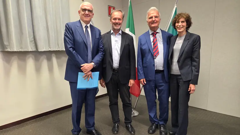 Da sinistra Cajazzo, Fontanella, Rigamonti e Hoenig - © www.giornaledibrescia.it
