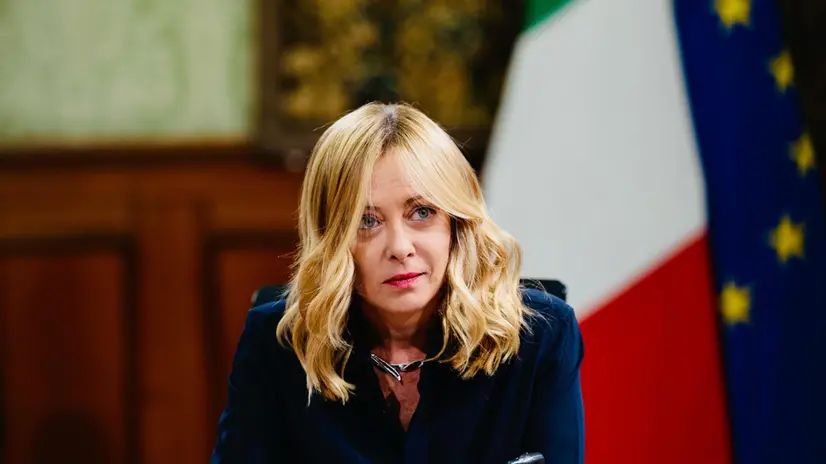La premier Giorgia Meloni durante i lavori della Cabina di regia, a Palazzo Chigi, 26 settembre 2025. ANSA/FILIPPO ATTILI/US PALAZZO CHIGI +++ ++FOTO DIFFUSA DALL'UFFICIO STAMPA -Â USARE SOLO PER ILLUSTRARE OGGI LA NOTIZIA INDICATA NEL TITOLO - NON ARCHIVIARE - NON VENDERE - NON USARE PER FINI NON GIORNALISTICI - NPK+++