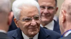 Astana- Il Presidente della Repubblica Sergio Mattarella nel corso dell'incontro con una rappresentanza della collettività italiana in Kazakhstan, oggi 29 settembre 2025. (Foto di Paolo Giandotti - Ufficio Stampa per la Stampa e la Comunicazione della Presidenza della Repubblica)