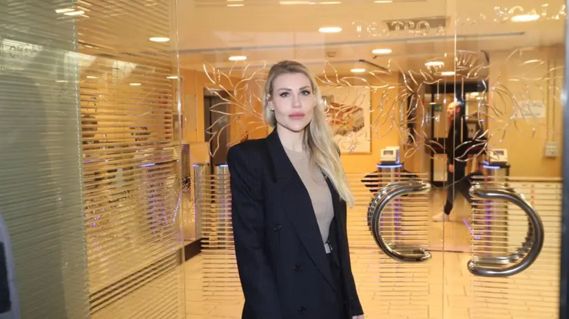 Barbara Berlusconi al primo Cda della scala, Milano, 17 febbraio 2025. ANSA/PAOLO SALMOIRAGO
