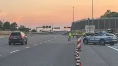 Un controllo della Stradale sulla Brebemi