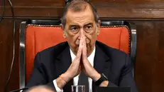 Il sindaco di Milano, Giuseppe Sala, partecipa alla seduta del Consiglio comunale che si esprimerà sulla delibera per la vendita dello stadio di San Siro, Milano, 29 settembre 2025. ANSA/DANIEL DAL ZENNARO