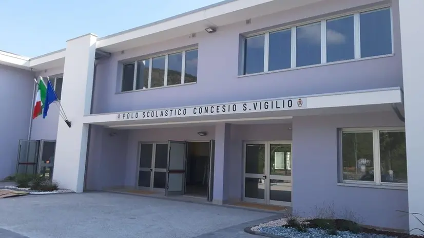 L'istituto scolastico a Concesio - © www.giornaledibrescia.it