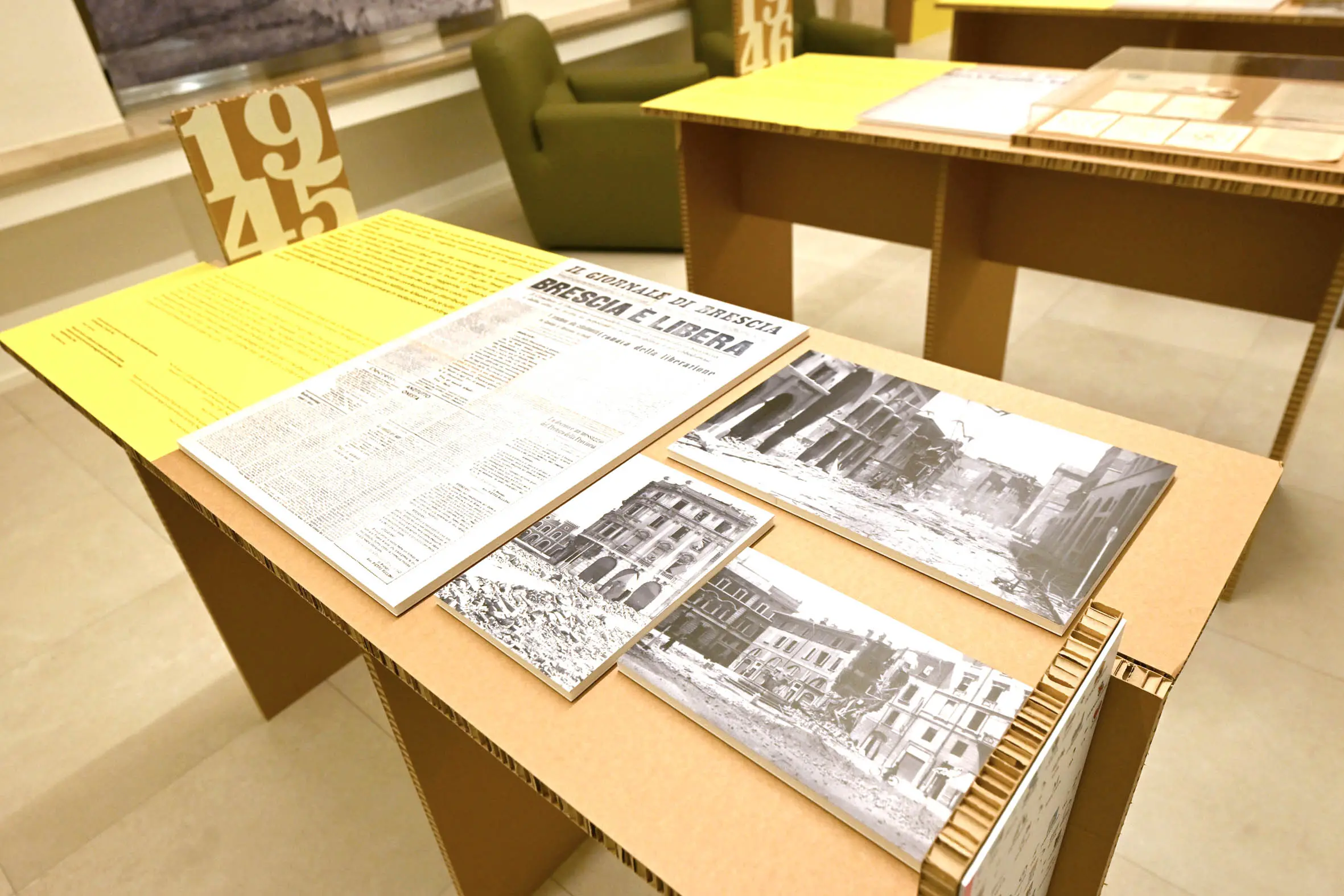 La mostra sugli 80 anni del Giornale di Brescia a palazzo Negroboni