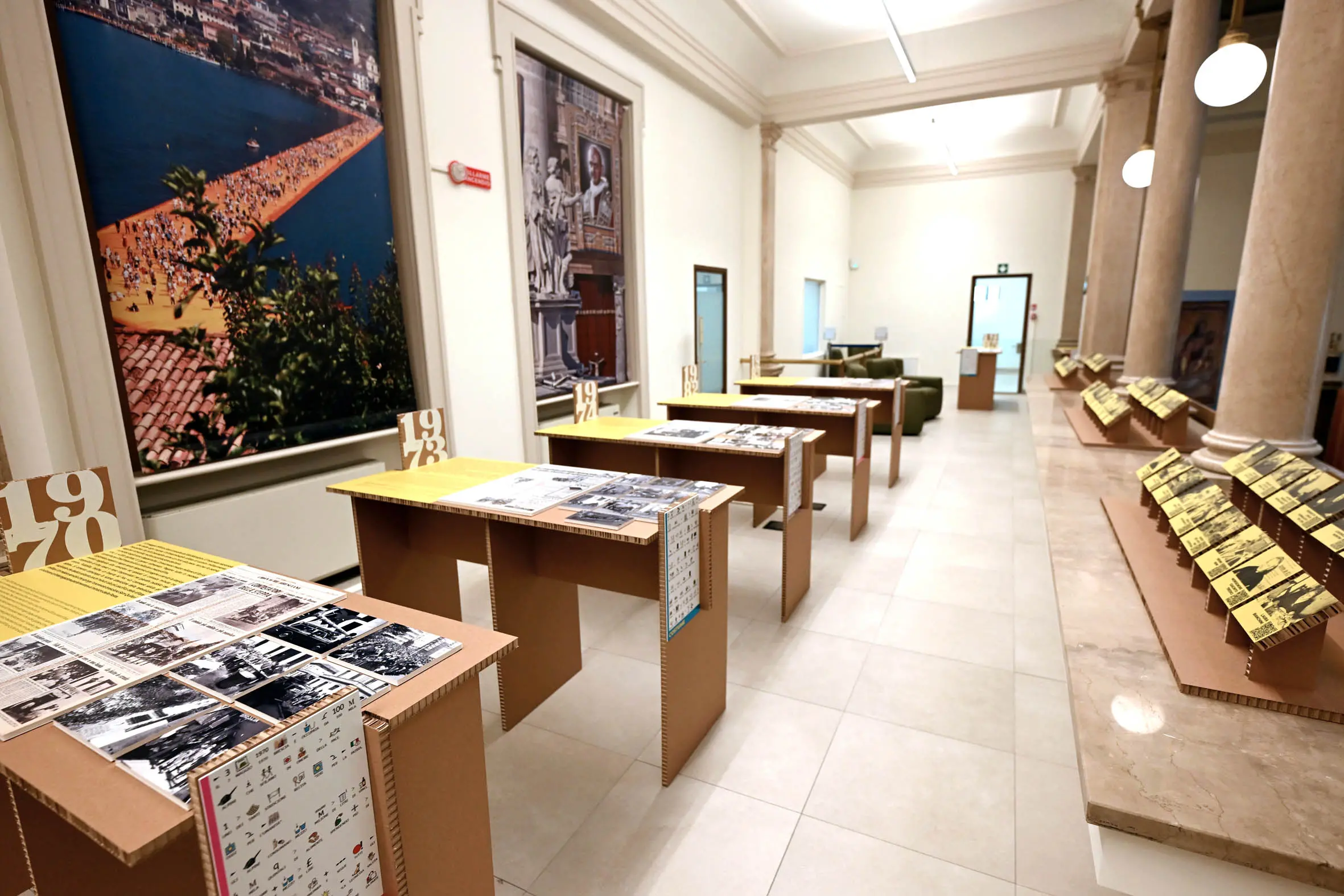 La mostra sugli 80 anni del Giornale di Brescia a palazzo Negroboni