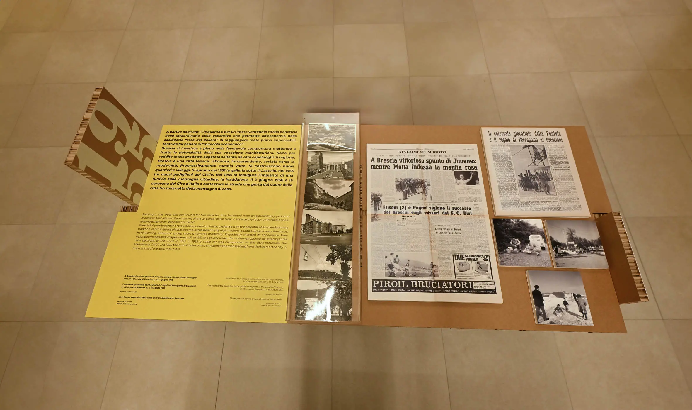 La mostra sugli 80 anni del Giornale di Brescia a palazzo Negroboni