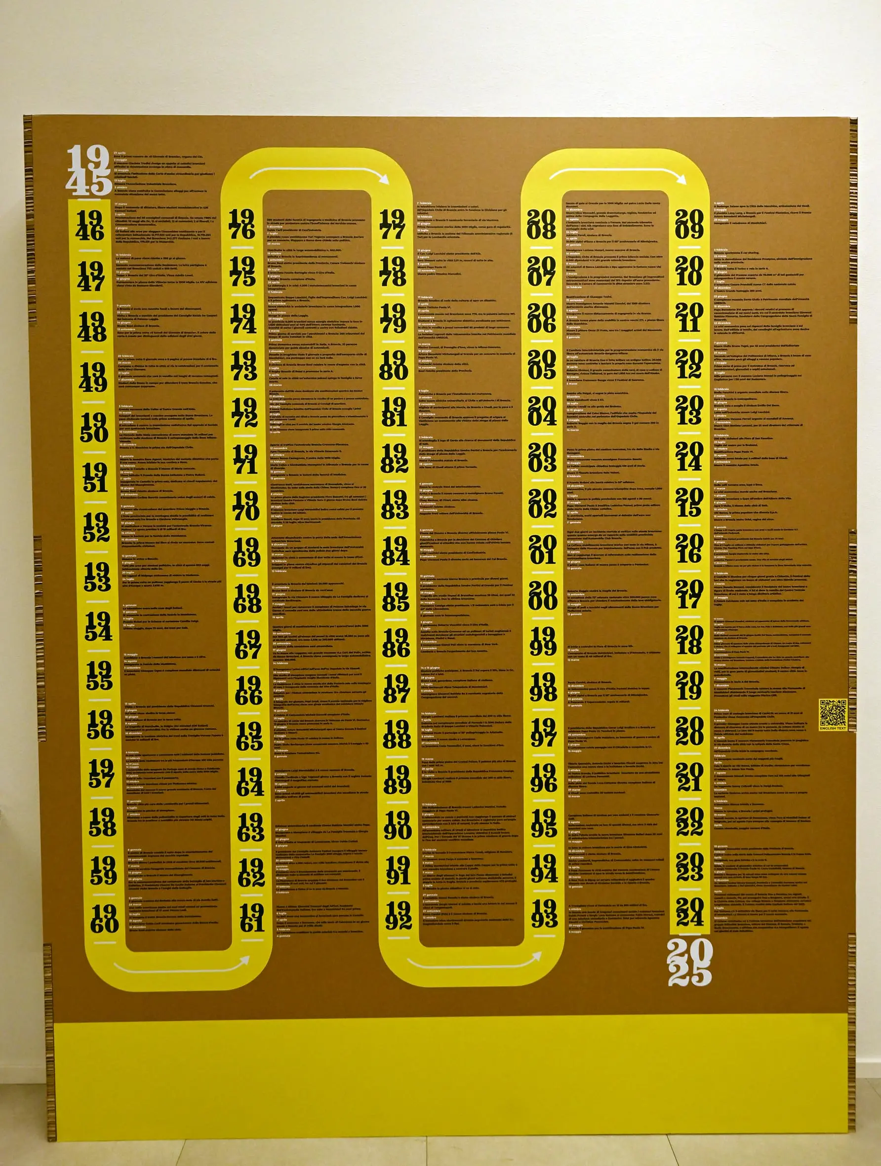 La mostra sugli 80 anni del Giornale di Brescia a palazzo Negroboni