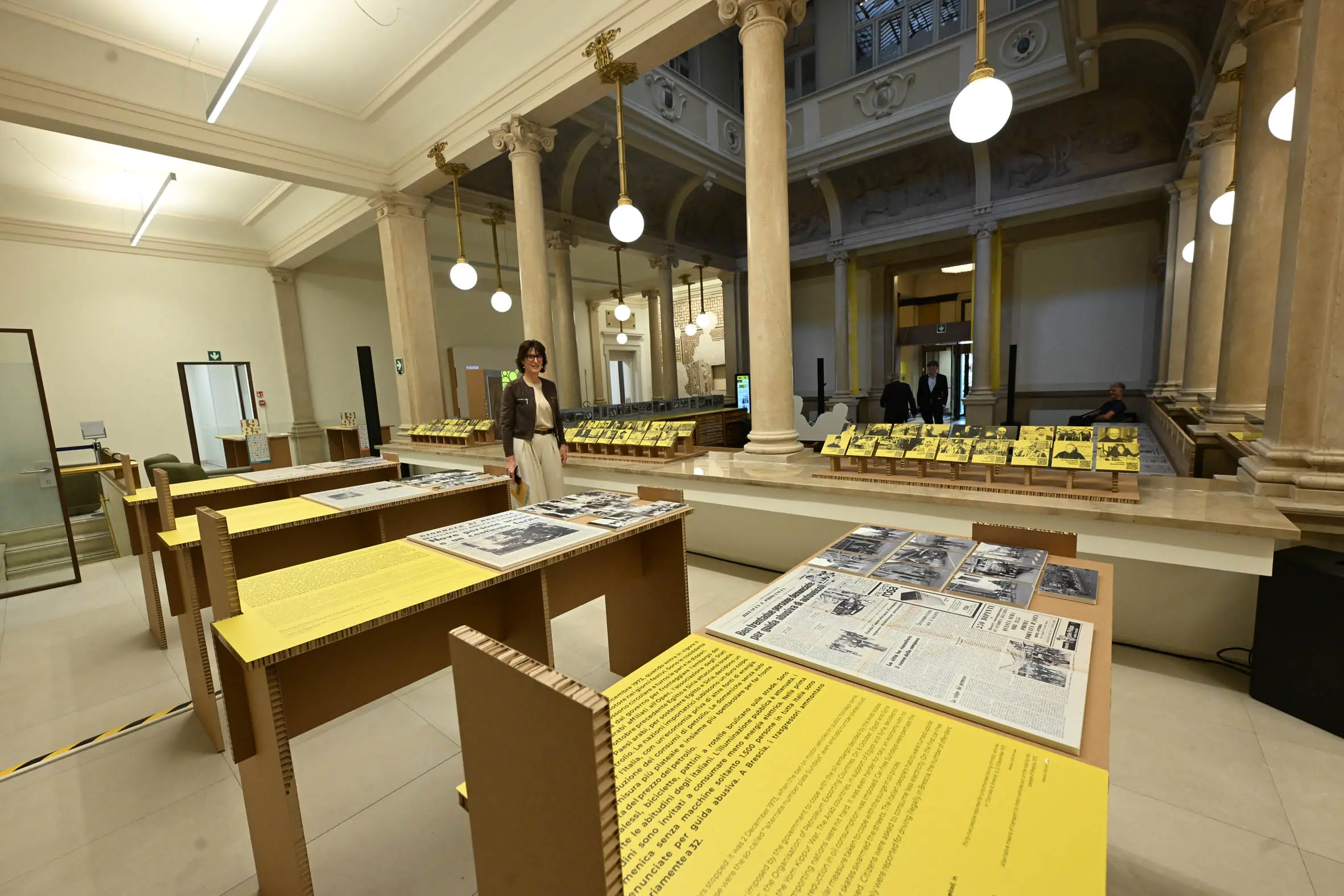 La mostra sugli 80 anni del Giornale di Brescia a palazzo Negroboni