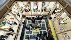 L'inaugurazione della mostra «Il Giornale di Brescia nella storia. 1945-2025. Sguardi su Brescia e sull'Italia»