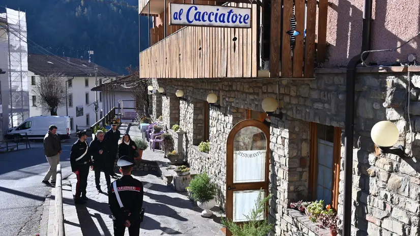 L'albergo di Collio che ospitava il centro migranti