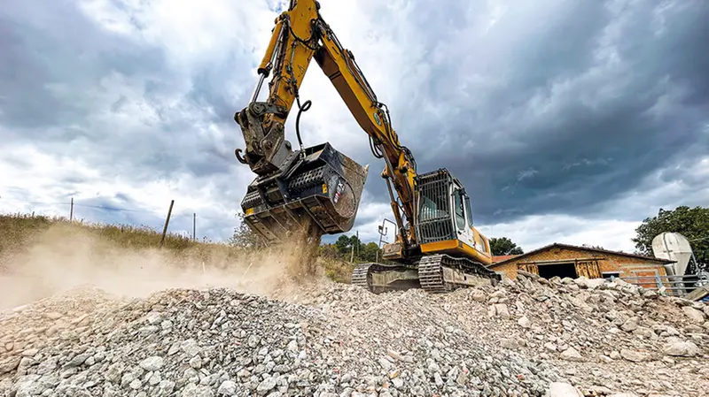 La selezione dei materiali può cominciare in cantiere