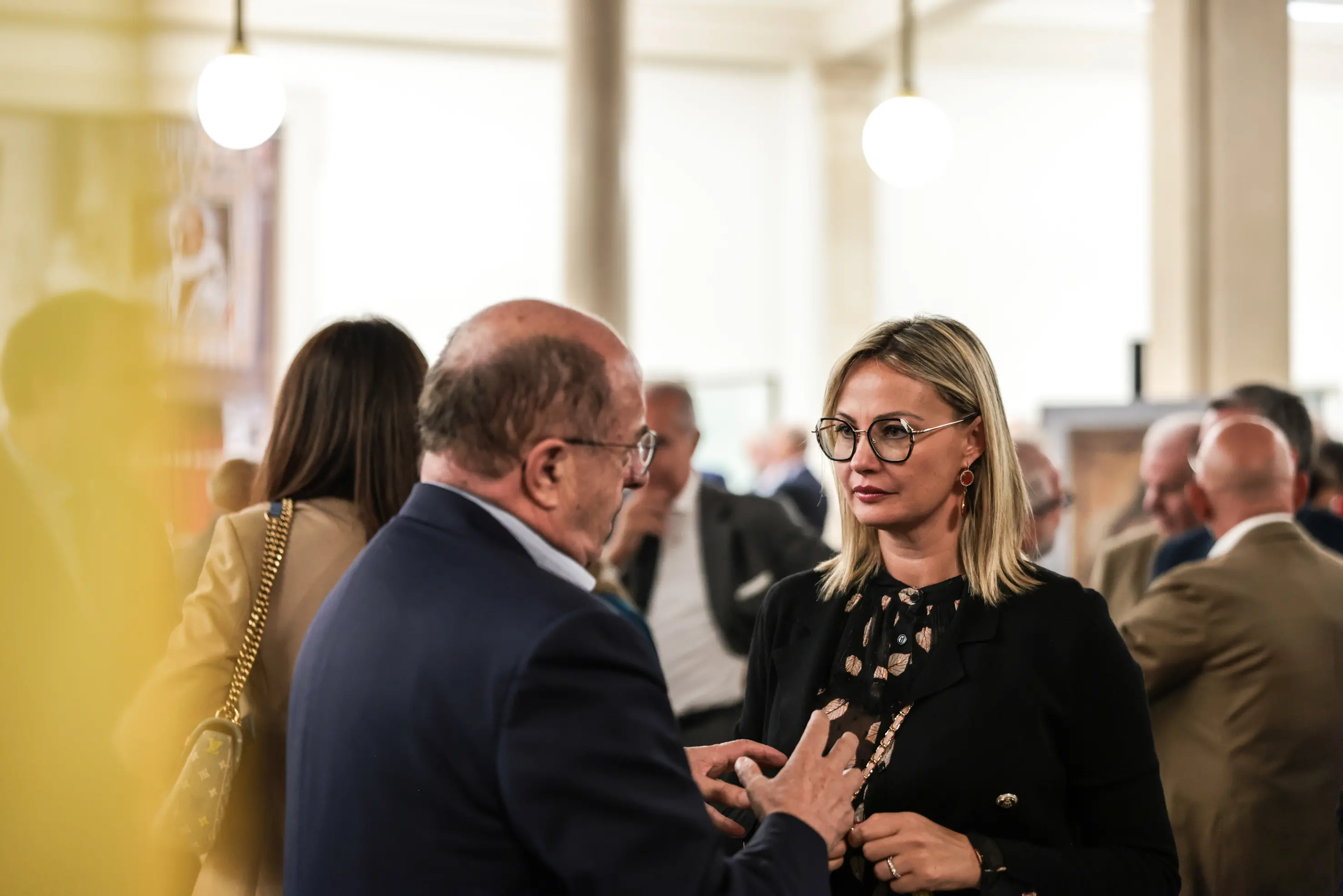 CULTURA VERNISSAGE DELLA MOSTRA 80° GDB NELLA FOTO UN MOMENTO DELL'EVENTO TIRONI 30/09/2025 newreporter©Comincini