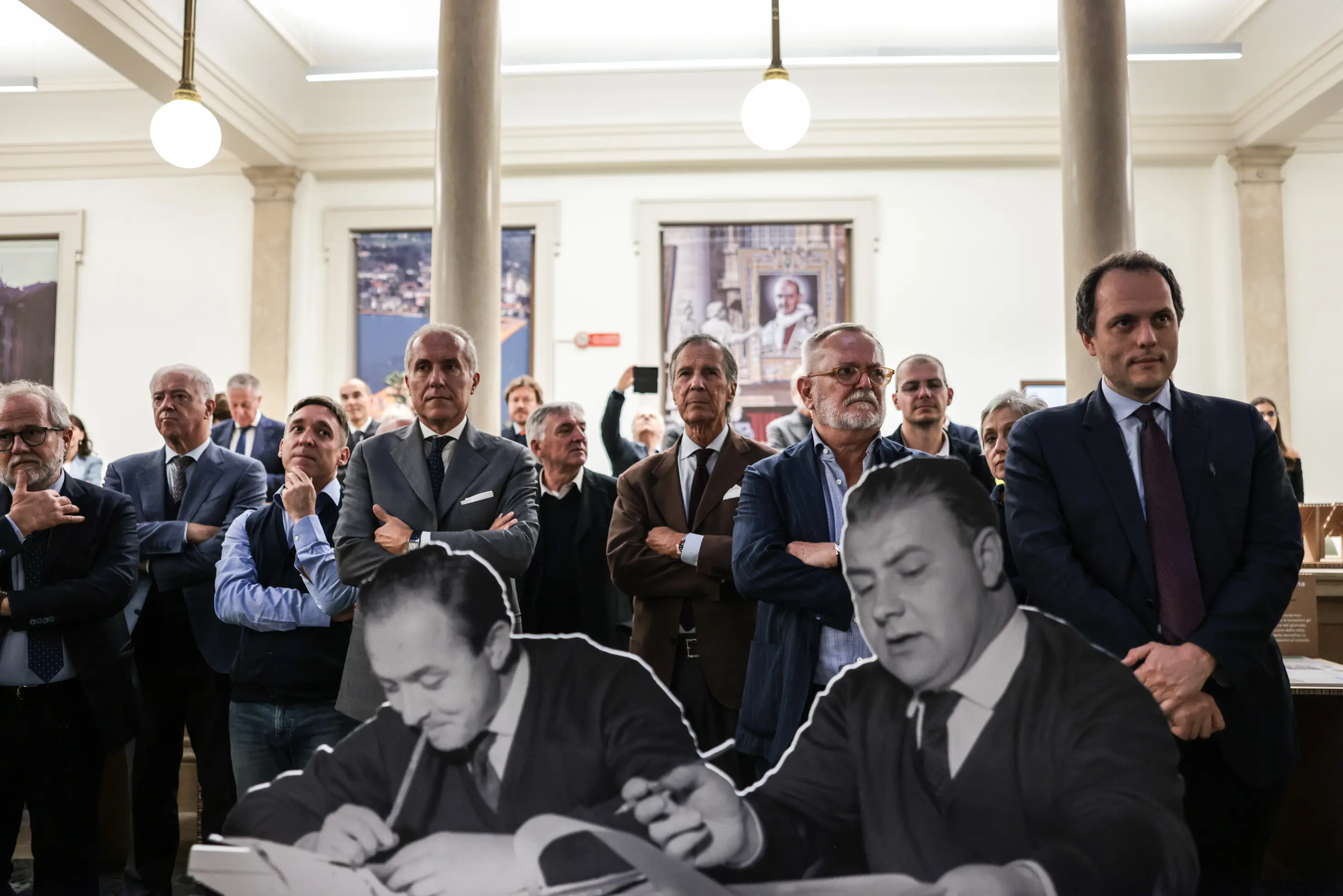 CULTURA VERNISSAGE DELLA MOSTRA 80° GDB NELLA FOTO UN MOMENTO DELL'EVENTO PUBBLICO 30/09/2025 newreporter©Comincini