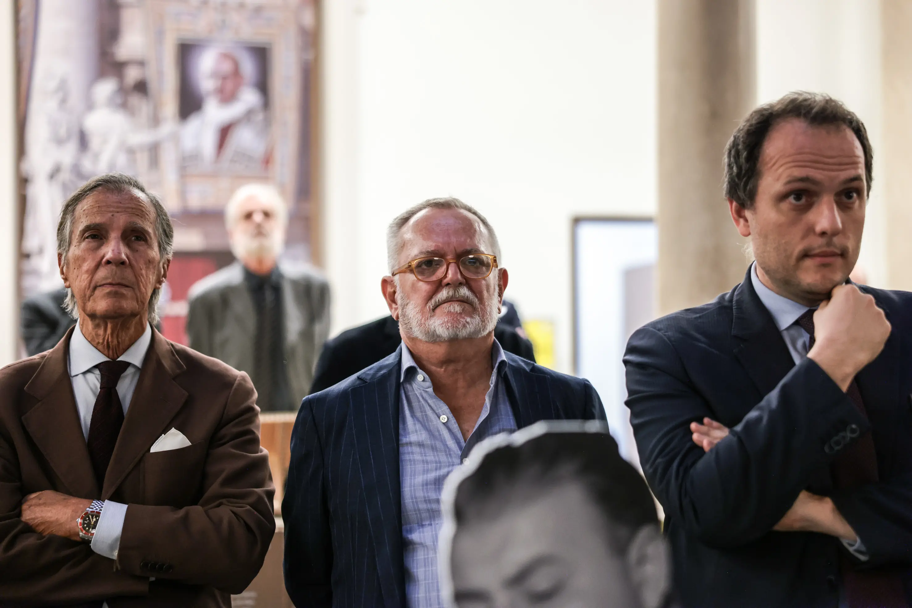 CULTURA VERNISSAGE DELLA MOSTRA 80° GDB NELLA FOTO UN MOMENTO DELL'EVENTO NULLI 30/09/2025 newreporter©Comincini