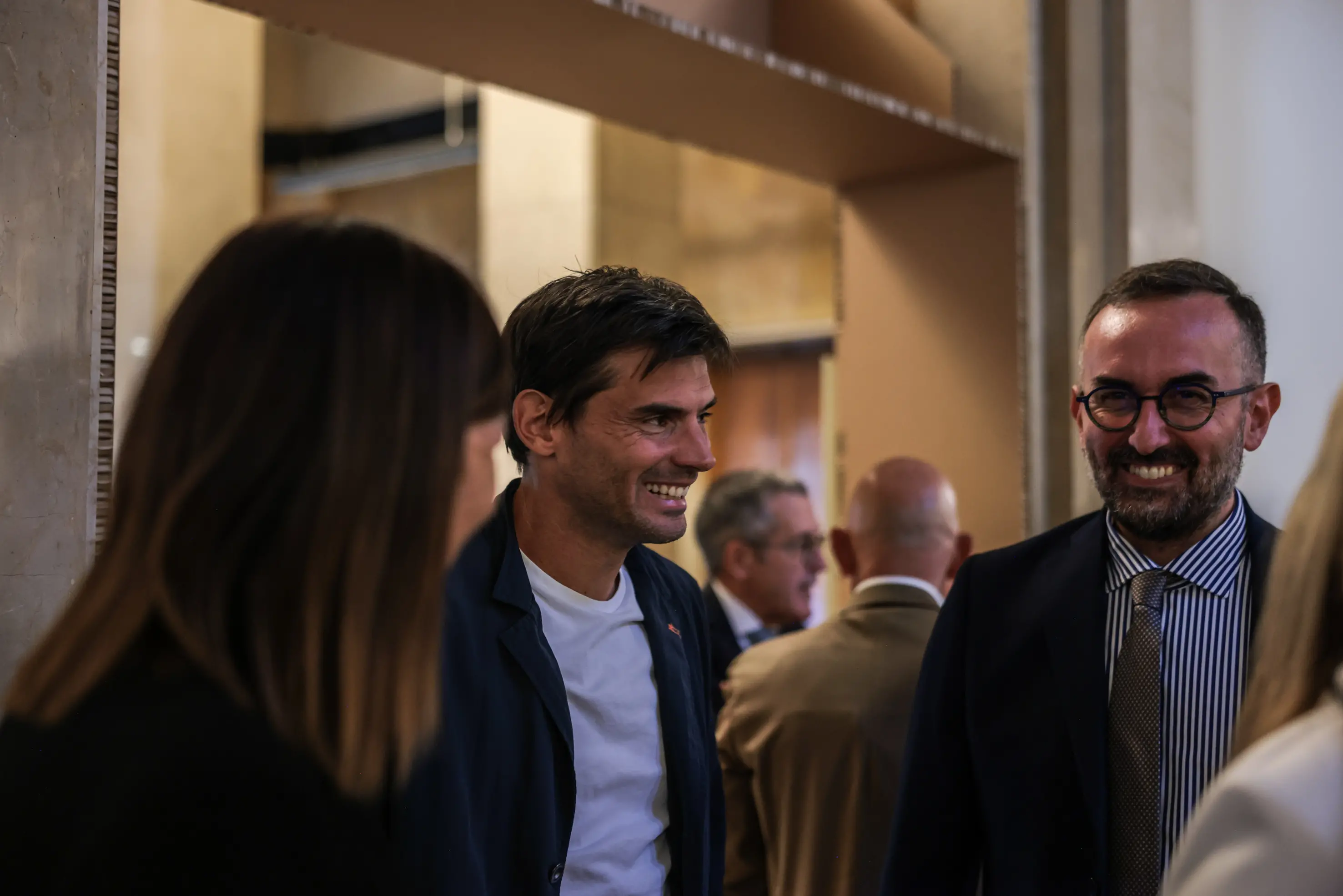 CULTURA VERNISSAGE DELLA MOSTRA 80° GDB NELLA FOTO UN MOMENTO DELL'EVENTO ZAMBELLI 30/09/2025 newreporter©Comincini