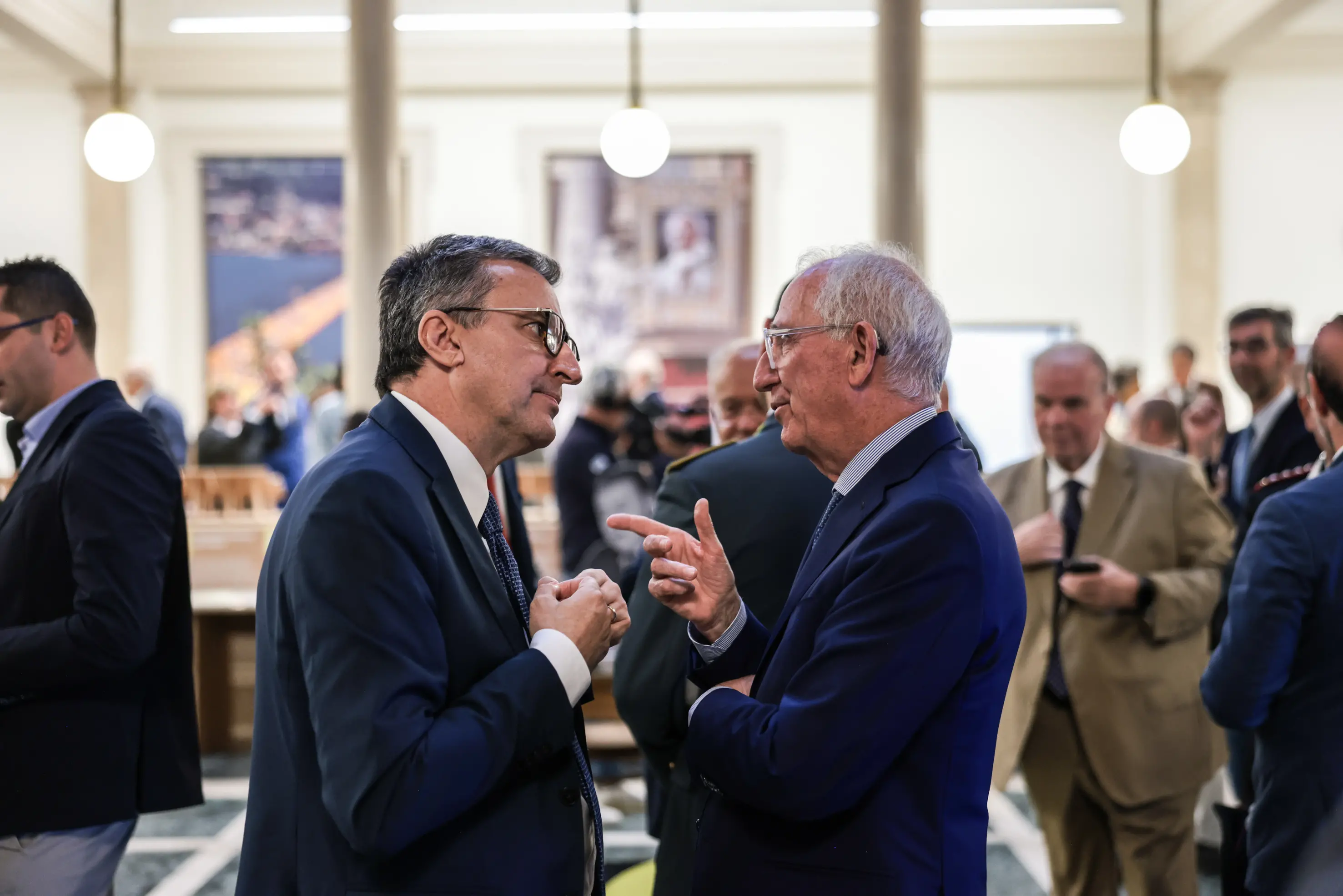 CULTURA VERNISSAGE DELLA MOSTRA 80° GDB NELLA FOTO UN MOMENTO DELL'EVENTO POLICHETTI 30/09/2025 newreporter©Comincini