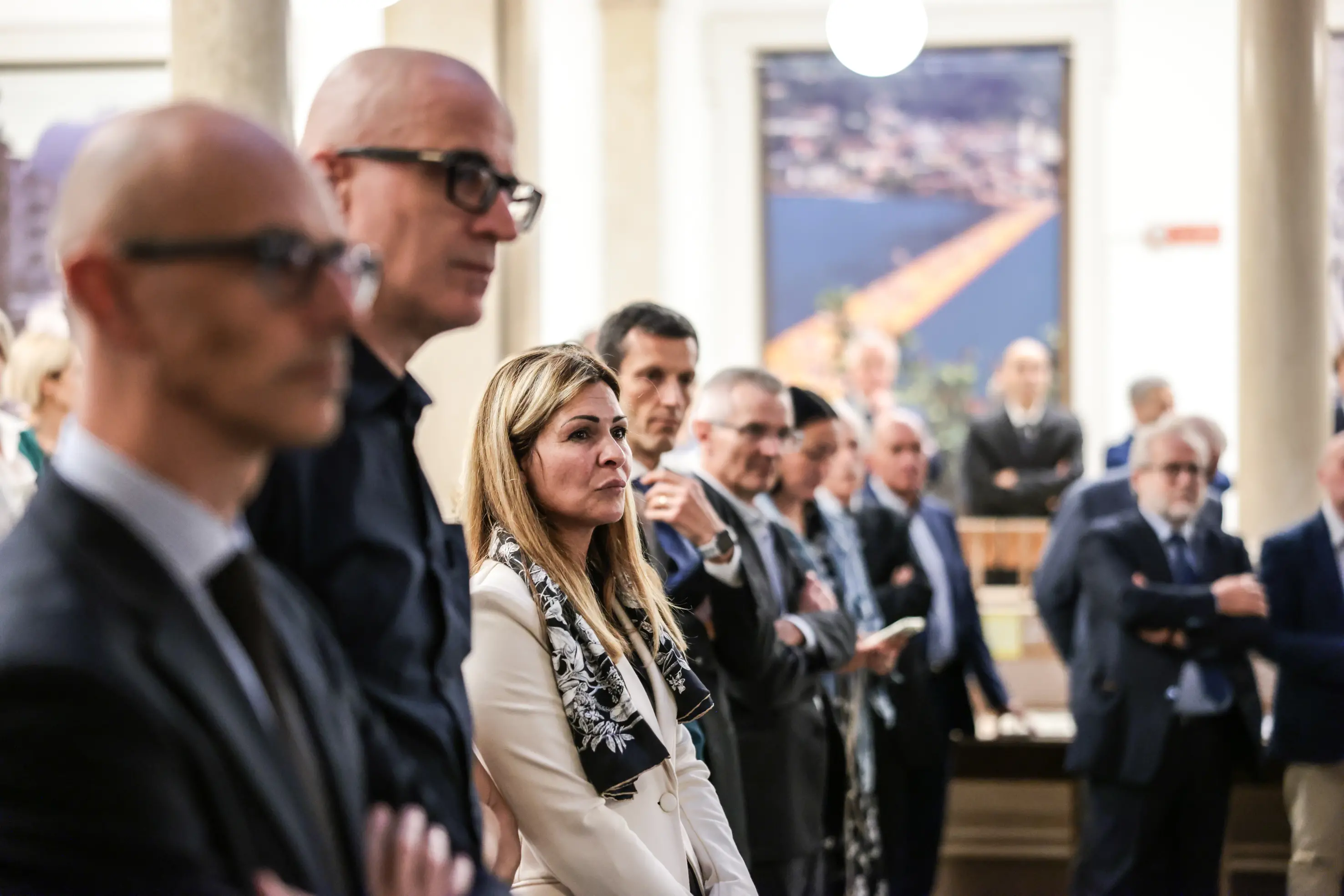 CULTURA VERNISSAGE DELLA MOSTRA 80° GDB NELLA FOTO UN MOMENTO DELL'EVENTO 30/09/2025 newreporter©Comincini