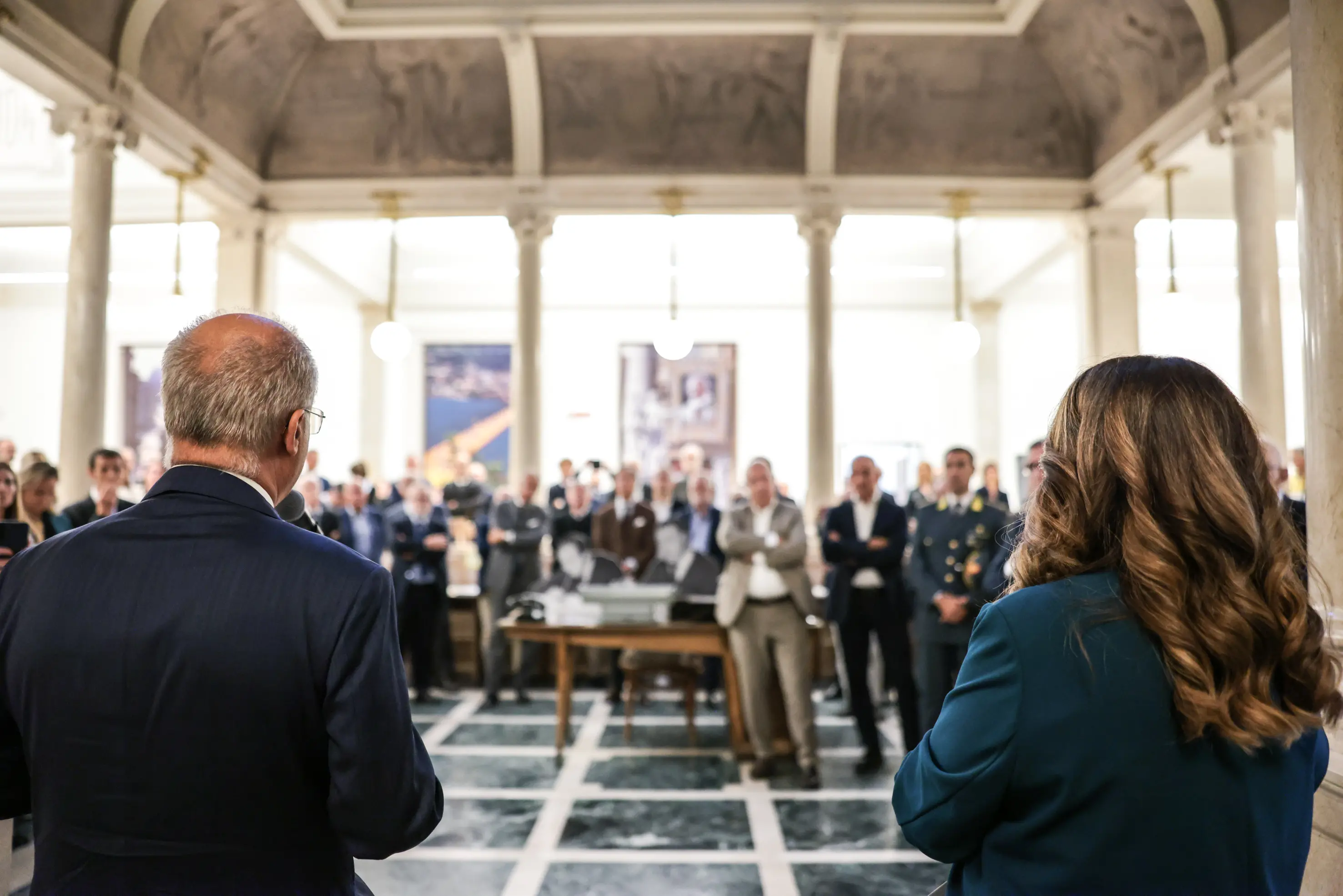 CULTURA VERNISSAGE DELLA MOSTRA 80° GDB NELLA FOTO UN MOMENTO DELL'EVENTO 30/09/2025 newreporter©Comincini