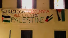 Gli studenti hanno occupato la sede di sociologia dell'Università di Padova in sostegno alla Palestina. 1 ottobre 2025. Instagram/UDUpadova + ATTENZIONE LA FOTO NON PUO' ESSERE PUBBLICATA O RIPRODOTTA SENZA L'AUTORIZZAZIONE DELLA FONTE DI ORIGINE CUI SI RINVIA + NPK