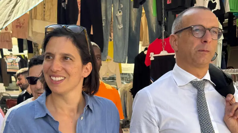 Elly Schlein e Matteo Ricci - Foto Ansa © www.giornaledibrescia.it