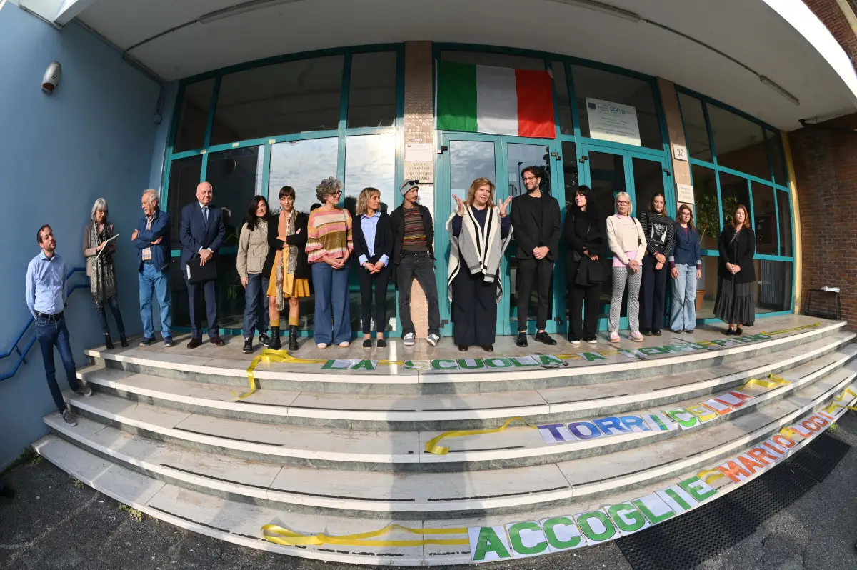 CRONACA BRESCIA SCUOLA PRIMARIA TORRICELLA CERIMONIA INTITOLAZIONE A MARIO LODI REDAZIONE CRONACA 30-09-2025 GABRIELE STRADA NEW EDEN GROUP