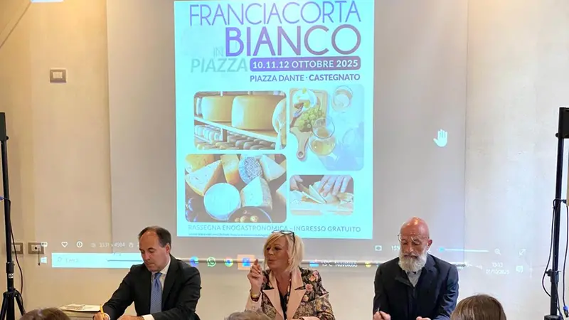 La presentazione di Franciacorta in Bianco