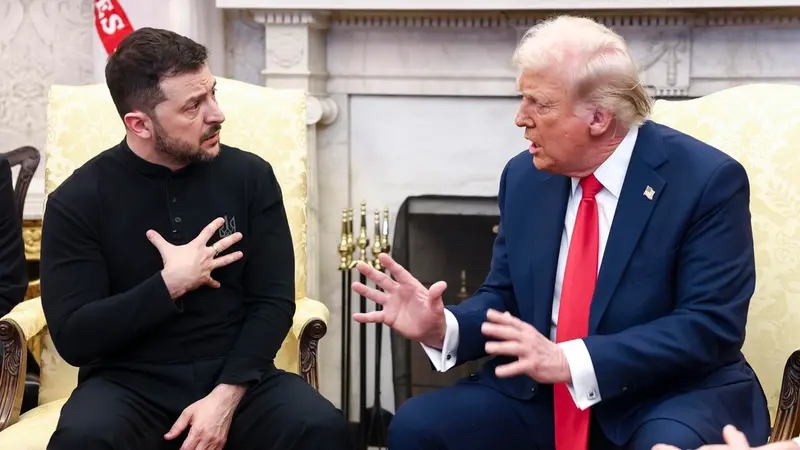 Zelensky e Trump - Foto Ansa © www.giornaledibrescia.it