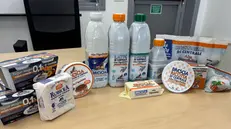 Alcuni dei nuovi prodotti senza lattosio di Centrale del Latte di Brescia - © www.giornaledibrescia.it