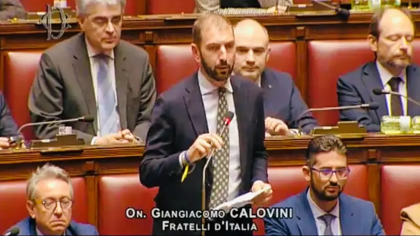 Giangiacomo Calovini alla Camera