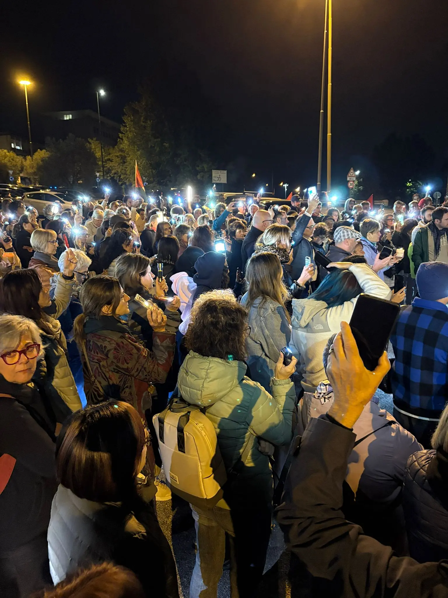 Guerra a Gaza, il flashmob al Civile