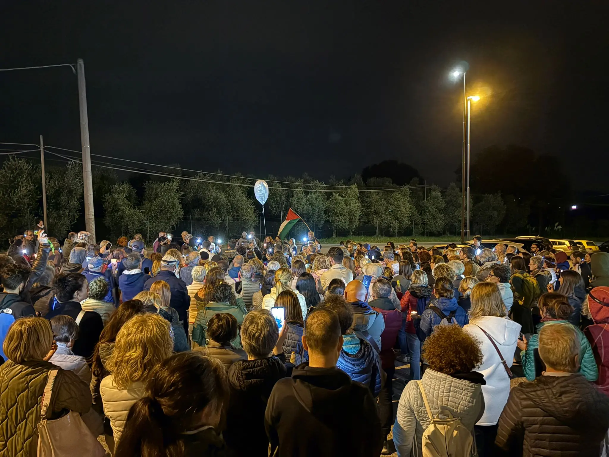 Guerra a Gaza, il flashmob al Civile