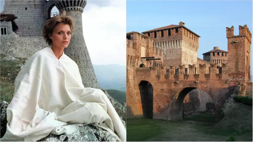Un'immagine di Ladyhawke e il Castello di Soncino