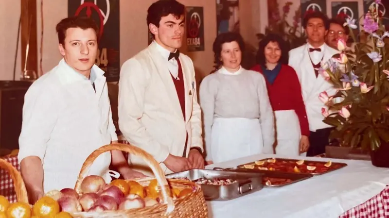 Catering di Porteri nel 1984 all’EXA al Centro Fiera di Brescia