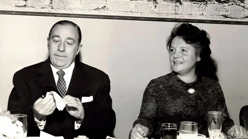 Gino e Maria il giorno dell’onorificenza di Cavaliere Ufficiale della Repubblica
