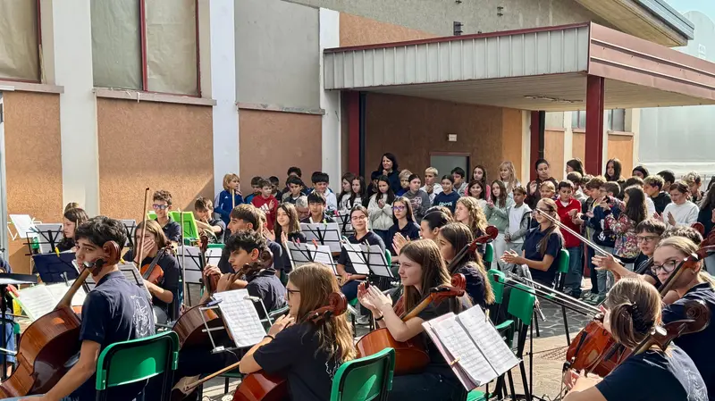 L'Orchestra Millennium all'inaugurazione