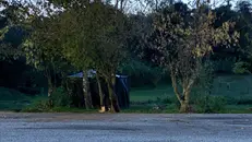 La zona in cui è avvenuta l'aggressione © www.giornaledibrescia.it