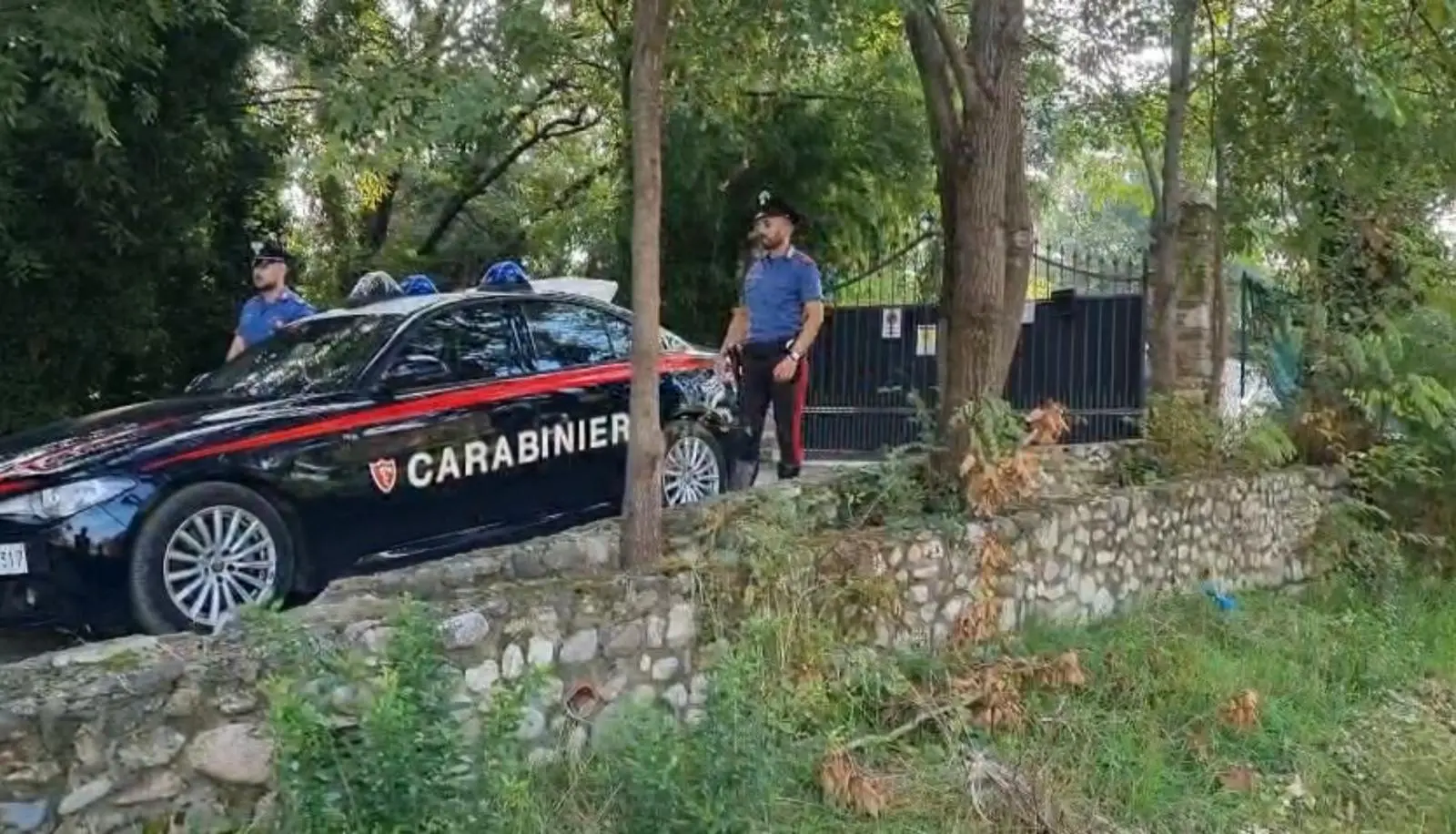 Lonato, l'accampamento nomadi messo sotto sequestro