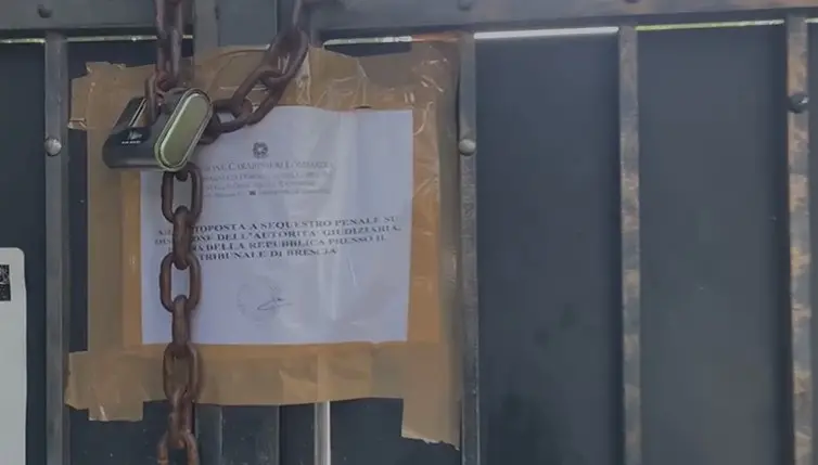 Lonato, l'accampamento nomadi messo sotto sequestro