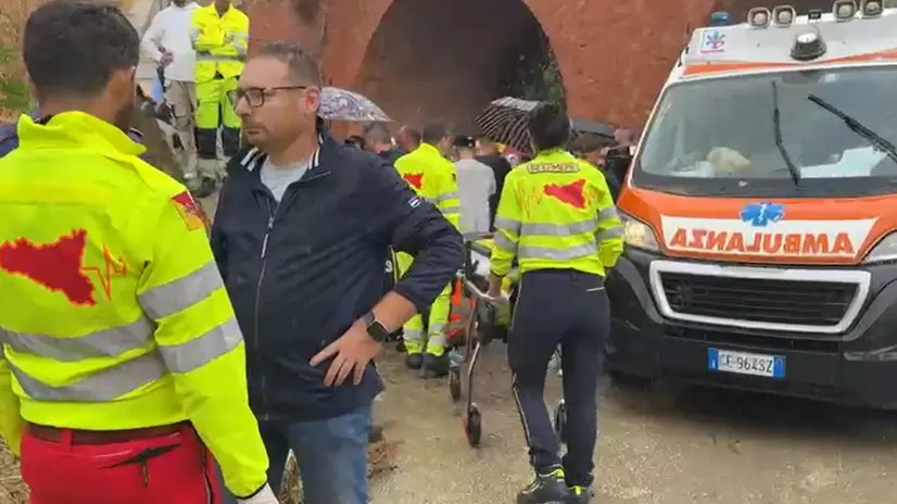++ Nubifragio nell'Agrigentino, donna dispersa ++ (FRAME)