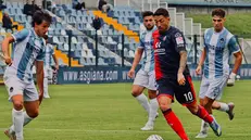 Un momento della sfida con la Giana Erminio - Foto Ufficio Stampa Lumezzane
