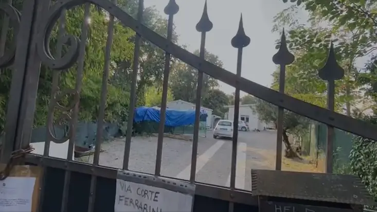 L'accampamento nomadi messo sotto sequestro