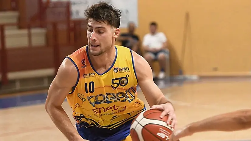 Bedini, mvp della gara con 23 punti - Foto Nicola Agostini