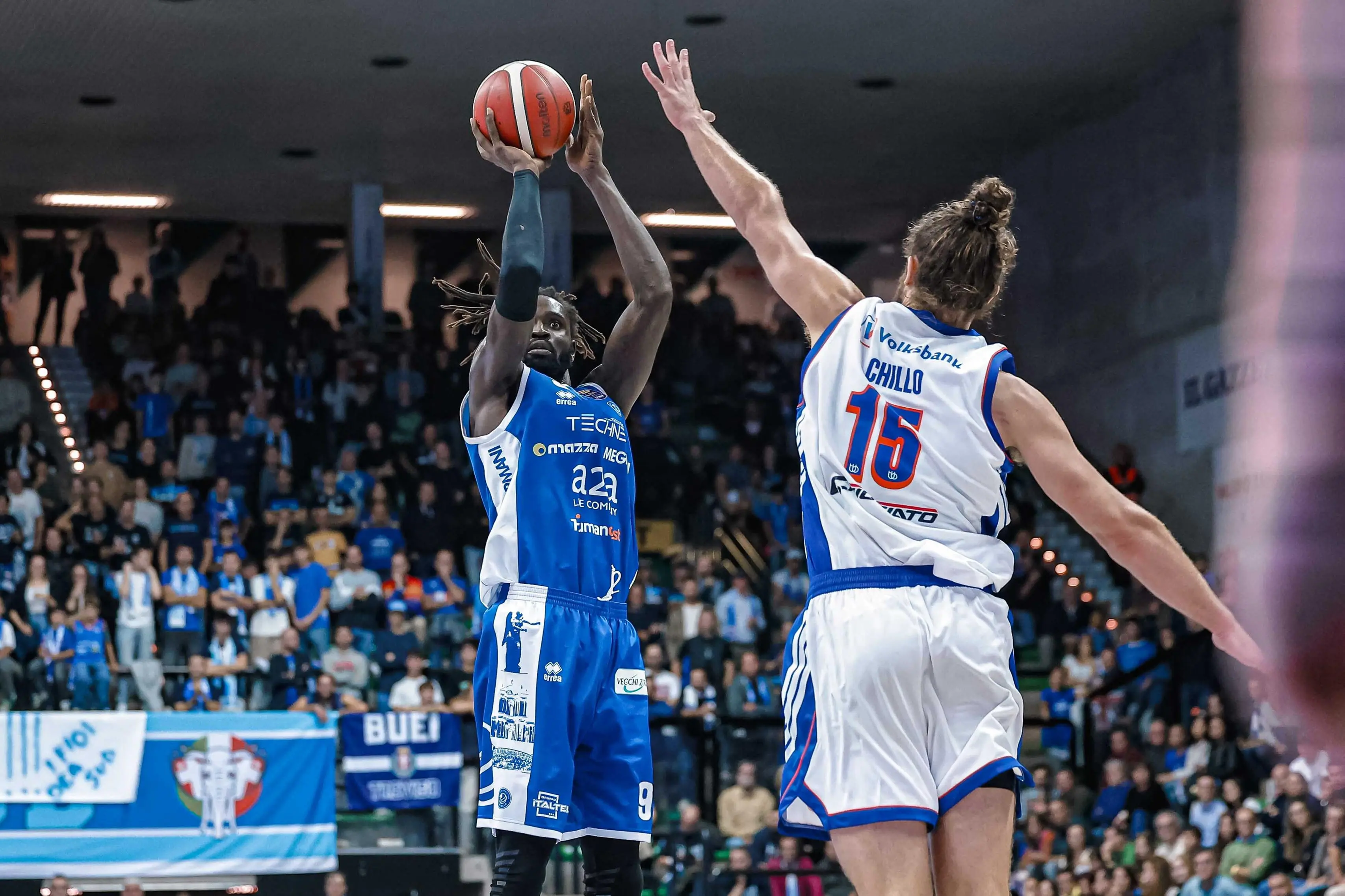 Basket, gli scatti di Germani-Treviso