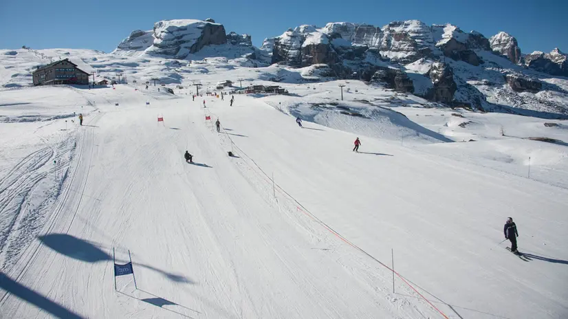 Una pista a Madonna di Campiglio