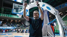 Matteo Cotelli esulta dopo la vittoria - Foto Brondi/Ciamillo-Castoria © www.giornaledibrescia.it