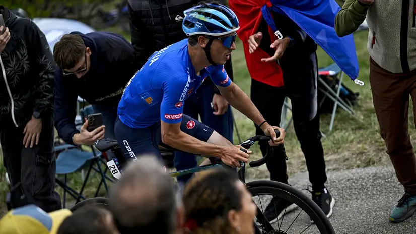 Scaroni in azione durante l'Europeo