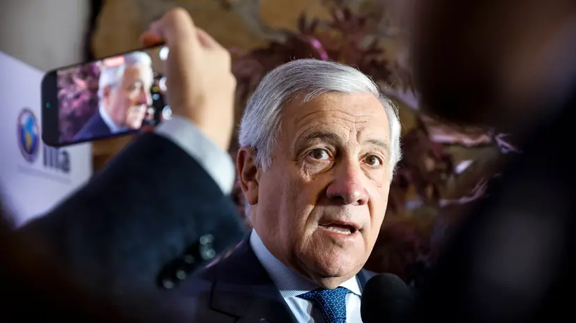 Il ministro degli Affari Esteri Antonio Tajani durante la Conferenza Italia-America Latina e Caraibi, Roma, 07 ottobre 2025. ANSA/ANGELO CARCONI