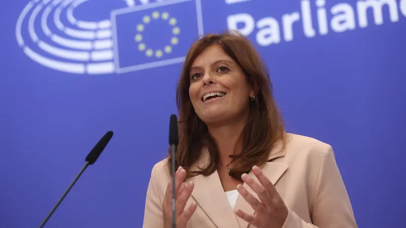 Ilaria Salis - Foto Ansa/Epa/Olivier Hoslet © www.giornaledibrescia.it