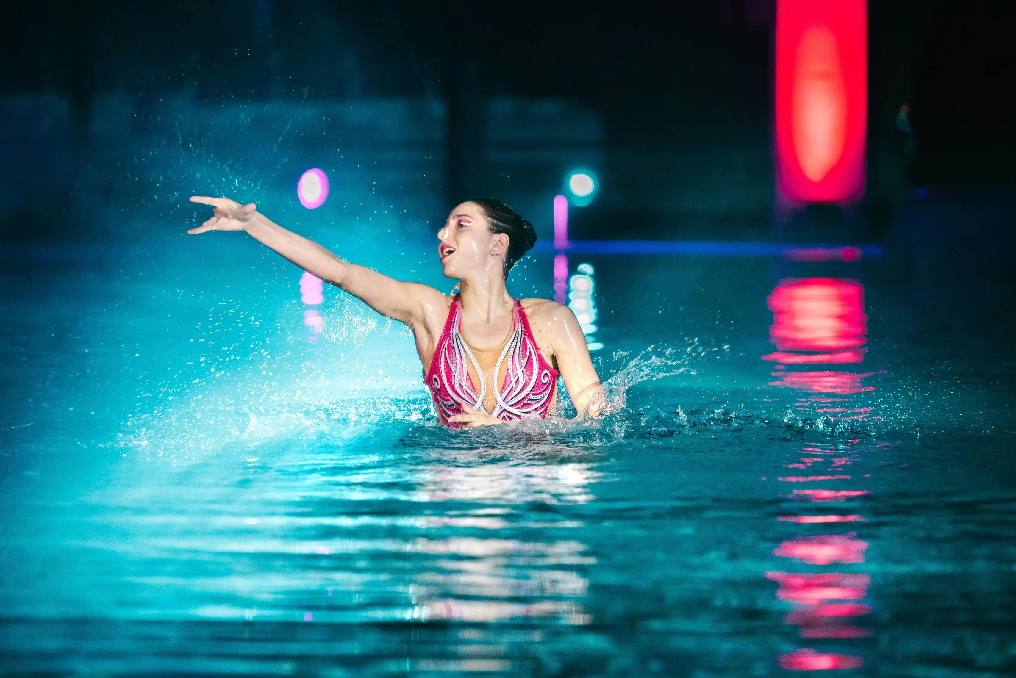Nuoto sincronizzato, alcuni momenti dello show di fine anno